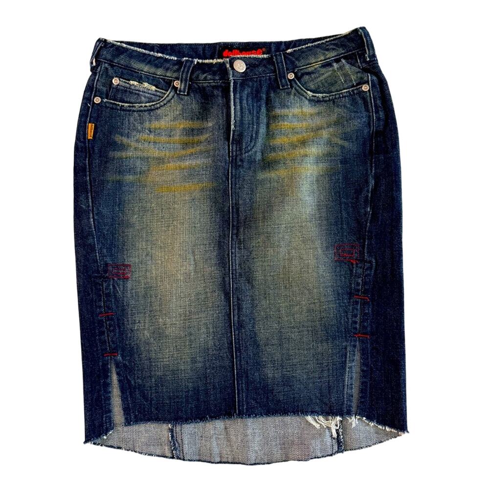 Dollhouse denim skirt